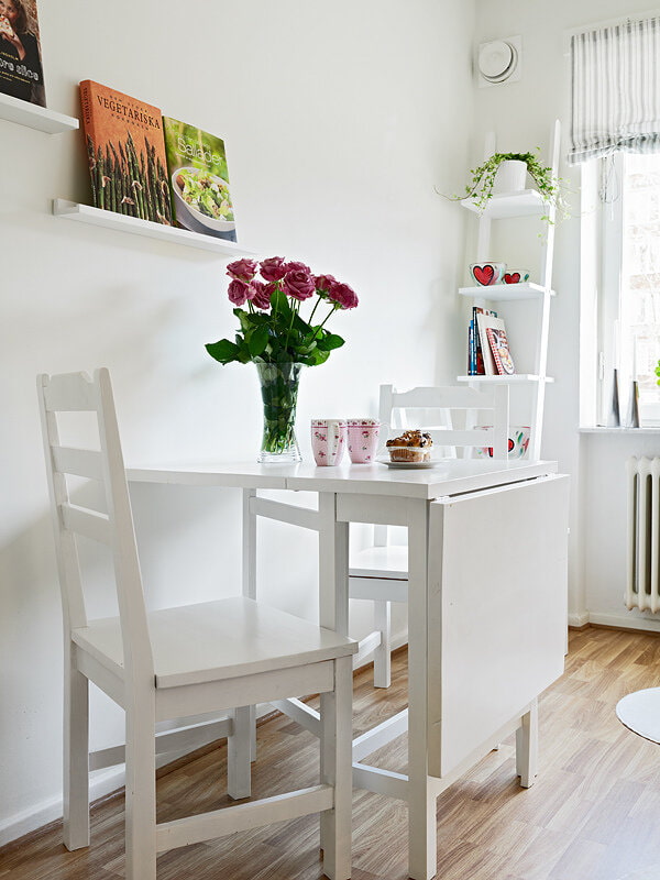 Table-livre blanche