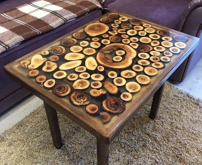 Table à partir de plusieurs découpes