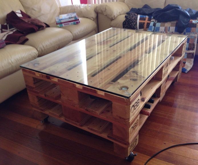 Plateau en verre