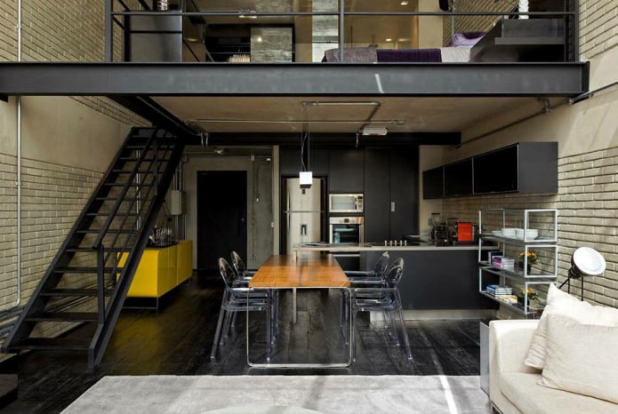 Meubles de studio de style industriel