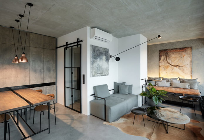 finition studio style industriel
