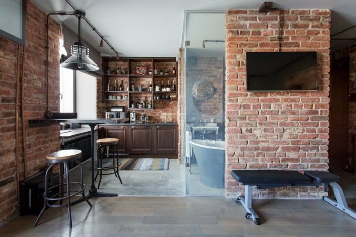 Meubles de studio de style industriel