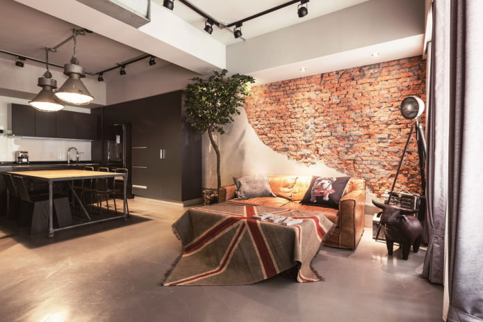 Meubles de studio de style industriel