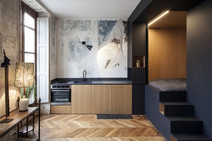 Meubles de studio de style industriel
