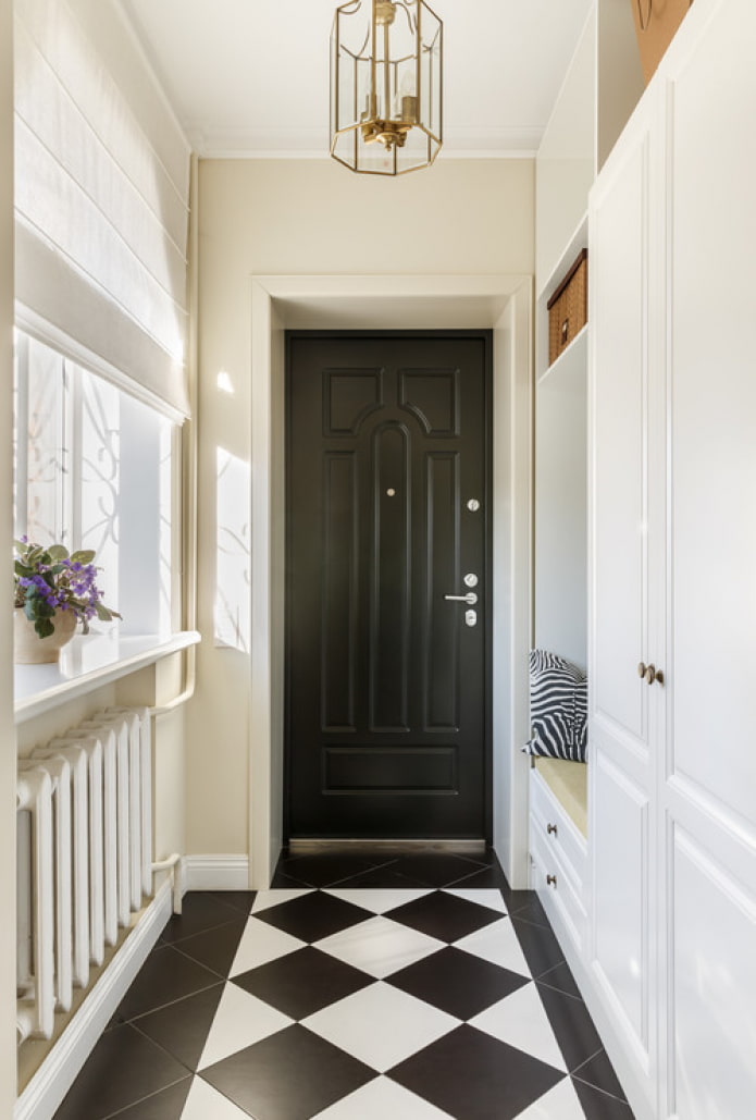 carrelage dans le couloir
