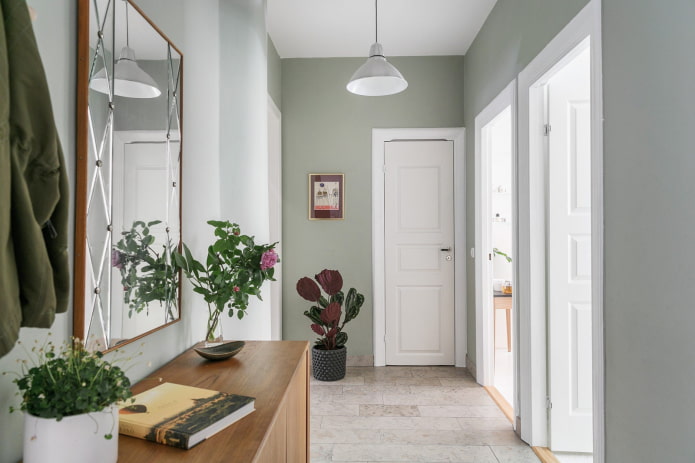 nuances menthe à l'intérieur