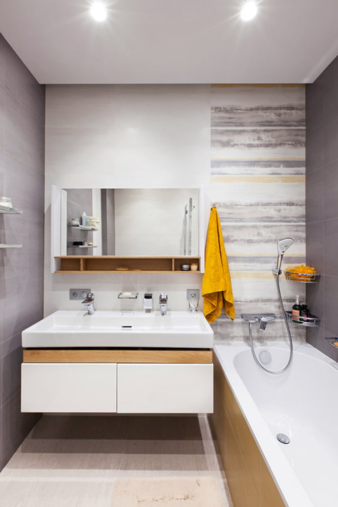 Accents lumineux pour la salle de bain