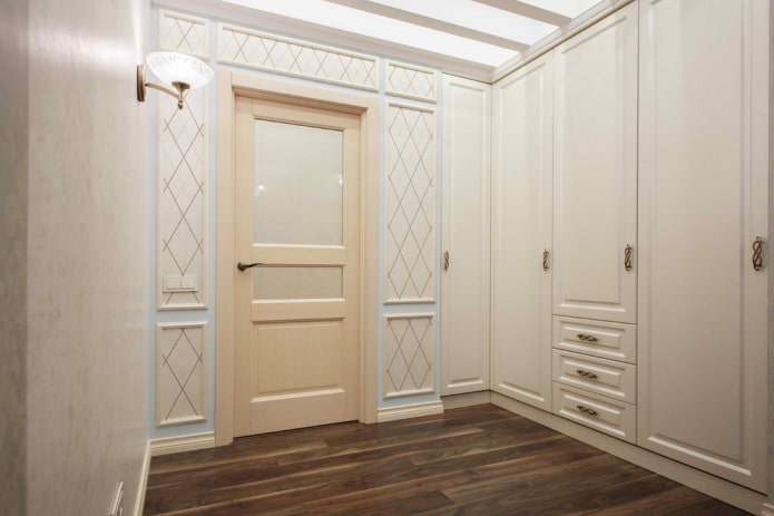 portes ivoire à l'intérieur