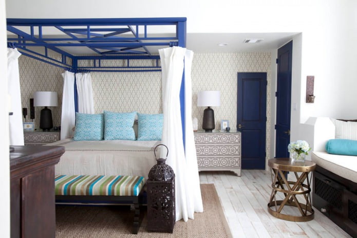 Portes bleues
