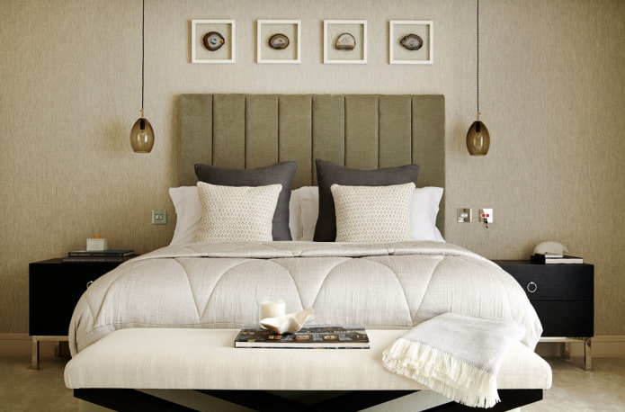 Papier peint en lin pour une chambre