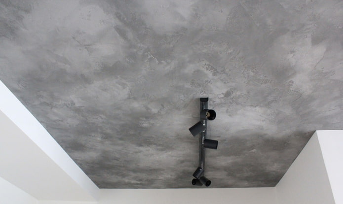 tissu tendu sous béton