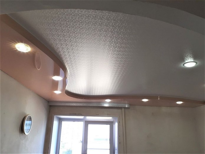 Plafond texturé