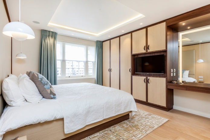 Téléviseur dans la chambre à coucher