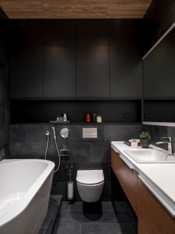 meubles noirs mats