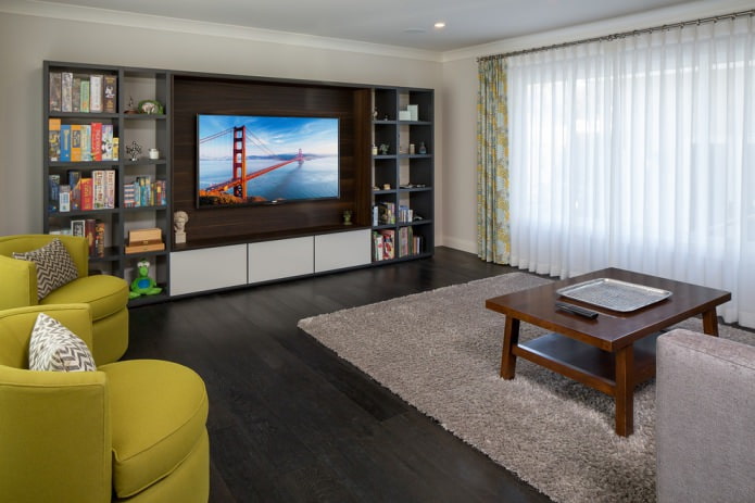 Style moderne dans le salon