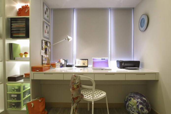 éclairage de bureau