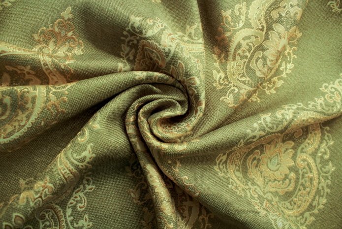 green furniture jacquard