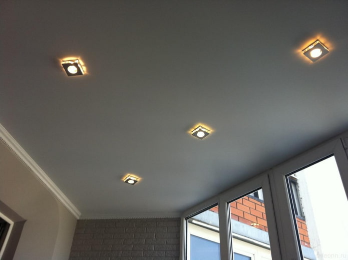 plafond du balcon