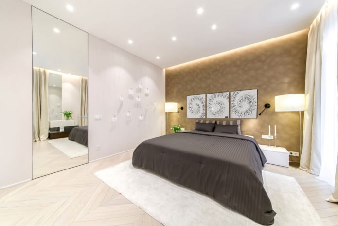 spots dans la chambre