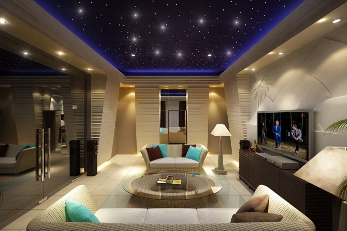 Éclairage spot dans la décoration intérieure