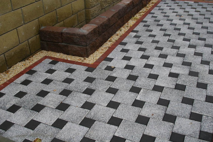 carrelage de trottoir carré