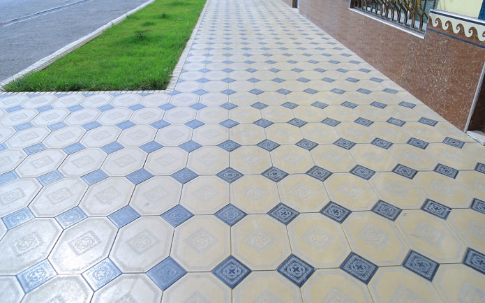 carrelage de pavage octogonal