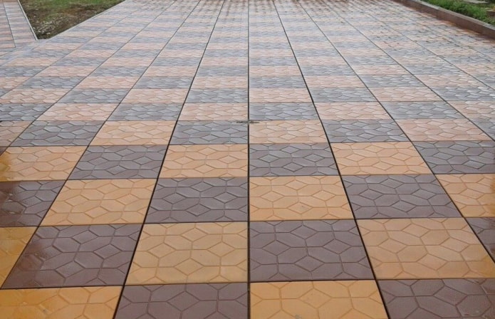 carrelage de pavage à texture tapis