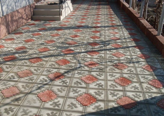 conception de carreaux de rue pour trottoir