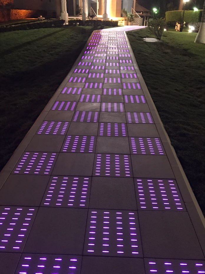 Design of street tiles for sidewalks