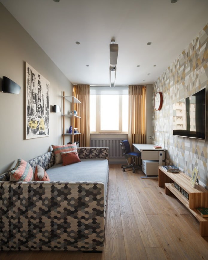 canapé imprimé pour chambre d'enfant