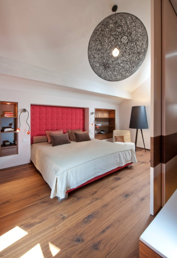 Parquet dans la chambre