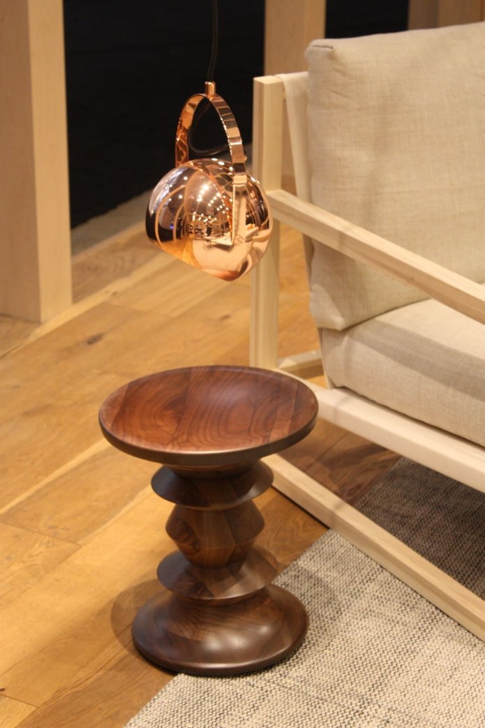 table basse en noyer