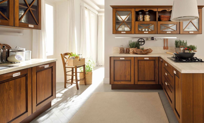 cuisine couleur noyer