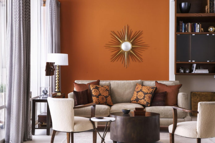 salon selon le Feng Shui dans la zone terre