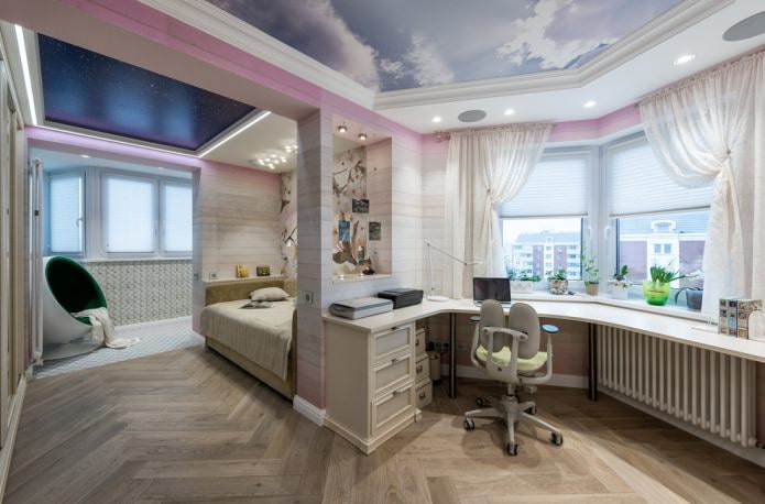 Impression photo au plafond