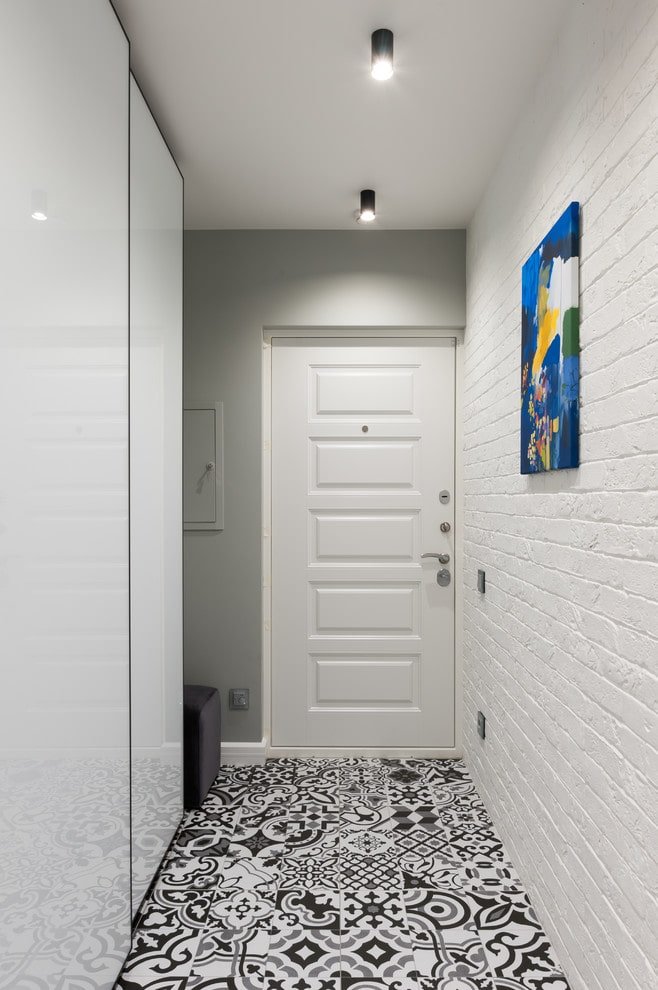 Combinaison de couleurs à l'intérieur du couloir