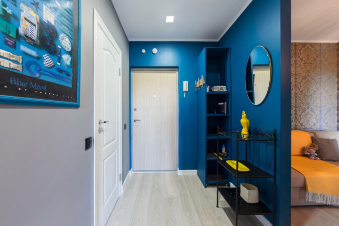 Combinaison de couleurs à l'intérieur du couloir