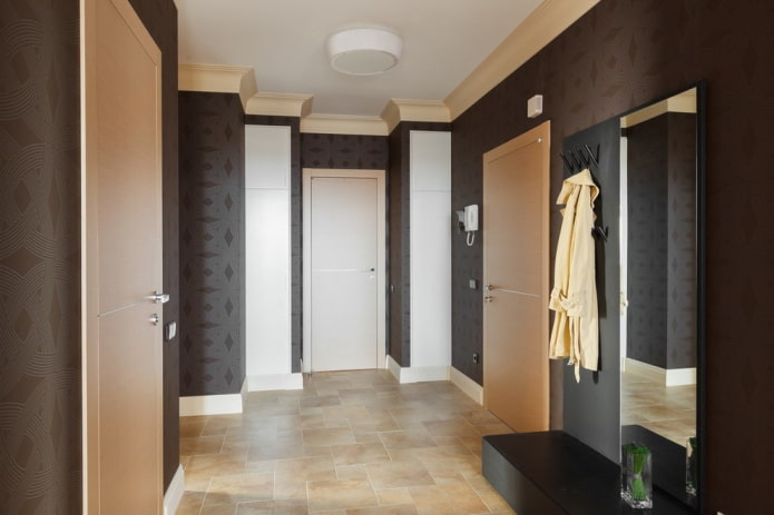 Combinaison de couleurs à l'intérieur du couloir