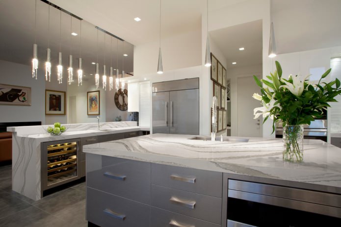 comptoir en quartz