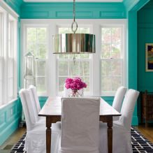 Couleur Tiffany à l'intérieur : une élégante nuance de turquoise dans votre maison-1