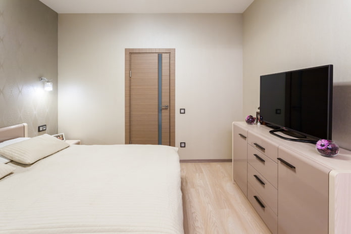 Meuble TV dans l'intérieur de la chambre
