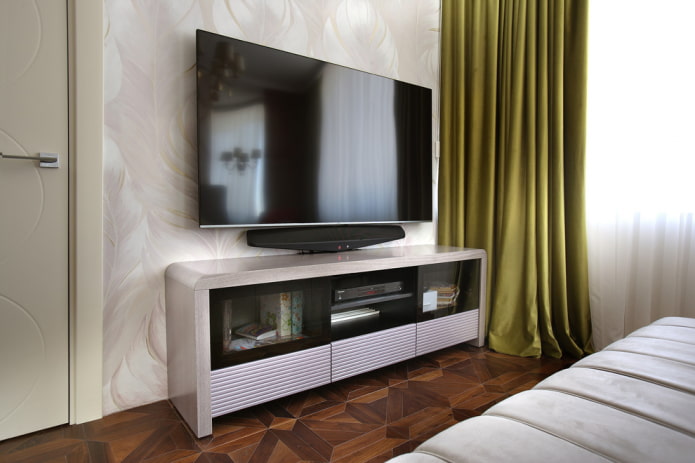 Meuble TV en métal pour l'intérieur