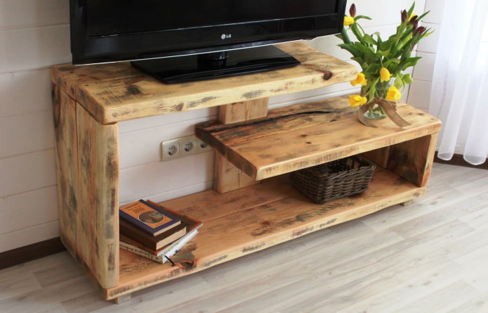 meuble TV original à l'intérieur