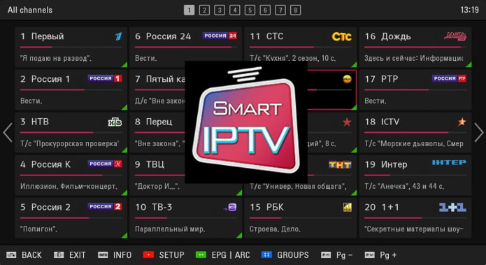 applications IPTV pour Android TV