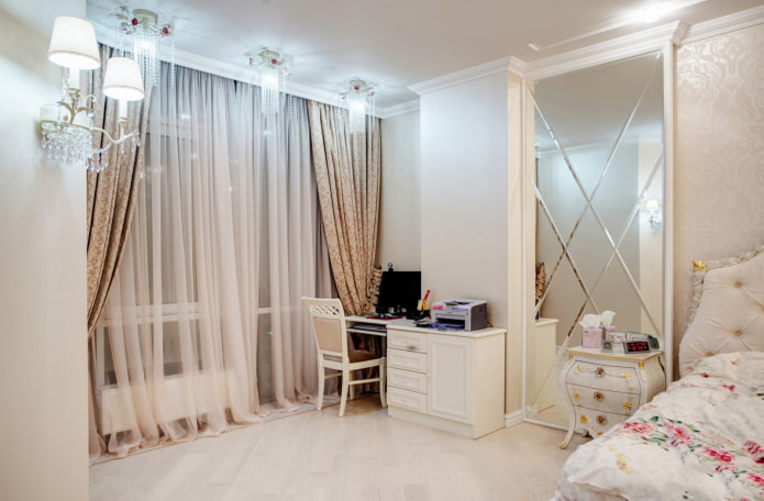 rideau dans la chambre