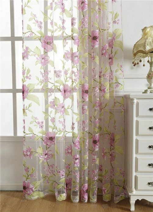 tulle fleuri