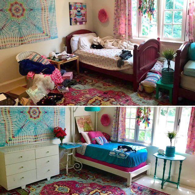 Chambre d'enfant rénovée