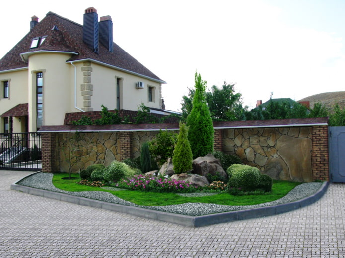 Entrée d'une maison de campagne