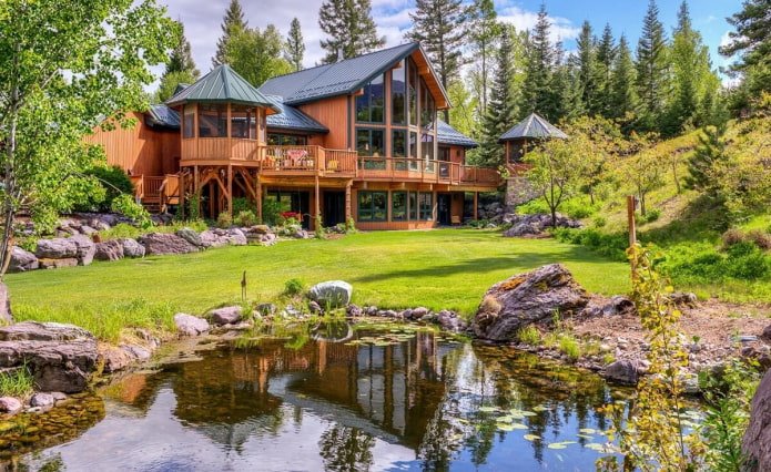 Chalet-style estate