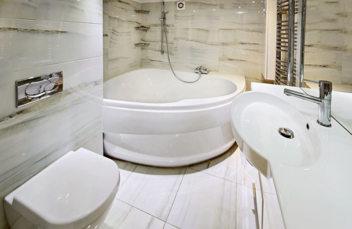 Salle de bains compacte